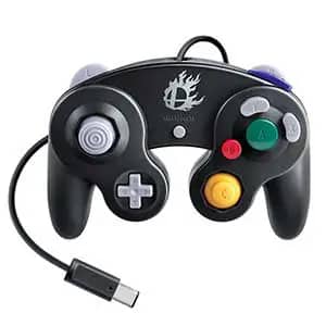 Nintendo Super Smash Bros. Black Classic GC Controller