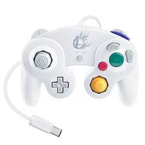 Nintendo Super Smash Bros. White Classic GC Controller