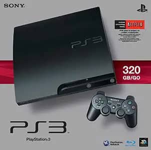 Sony PlayStation 3 Slim 320 GB Charcoal Black Console