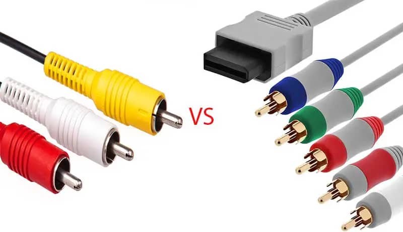 What are the differences between RCA cables and component cables