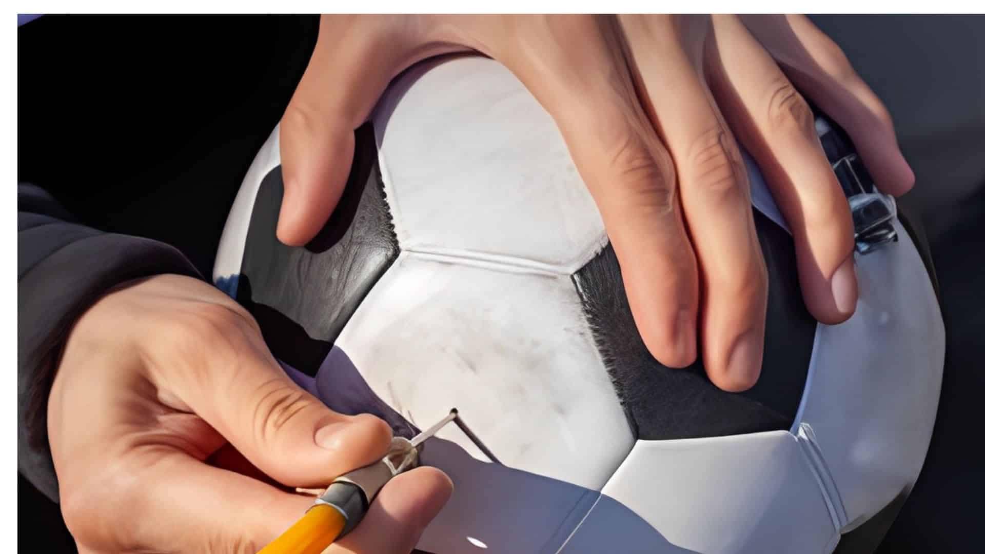 How to get a pump needle out of a soccer ball? Soccer Ball Rescue The Info Book
